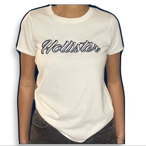 White Hollister Tee